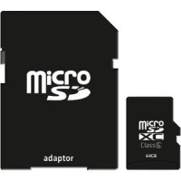 Q-Connect Micro SD Card 64GB, Class 10, KF16128 KF16128 246216