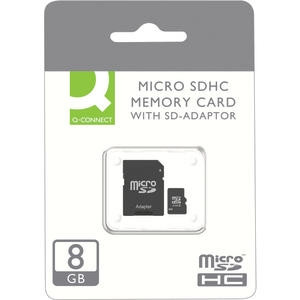 Q-Connect Micro SD Card 8GB, Class 10, KF16011 KF16011 246213 - 1