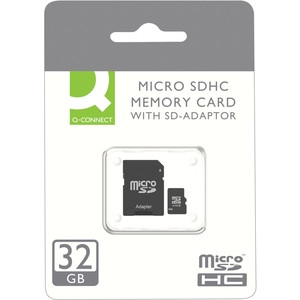 Micro SD memory card (32GB) | Class 10 | Q-Connect KF16013 246215 - 1