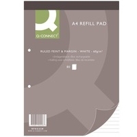 Notepad A4 | Q-Connect | 80 sheets | 10-pack 246092