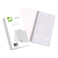 Notepad spiral 150 x 280mm | white | Q-Connect | 115 sheets 246086