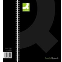 Notepad spiral A4 | black | Q-Connect | 160 sheets | 3-pack 246087 - 1