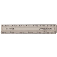 Plastic ruler (15cm) | Q-Connect KF01106 235048 - 1