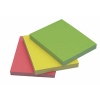 Sticky Notes 38 x 51mm | 50 sheets repositionable | Q-Connect Quick Note | 3-pack