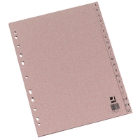 Q-Connect manila A4 A-Z cardboard tabs (11 holes) KF26011 246241