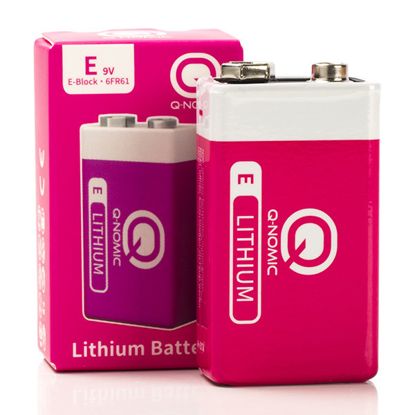 Q-Nomic 6FR61 9V E-Block battery AQN00004 - 1