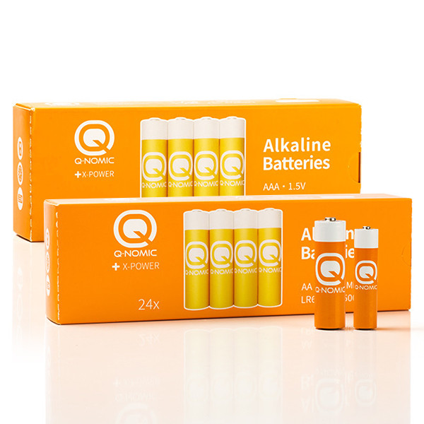 Combi deal: Q-nomic AA + AAA batteries (2 x 24-pack) AQN00022 - 1