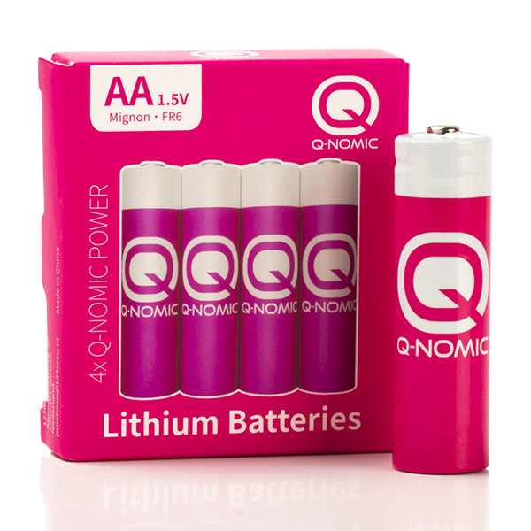 Q-Nomic Lithium 1.5V AA batteries (4-pack) AA FR6 AQN00003 - 1