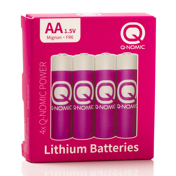Q-Nomic Lithium 1.5V AA batteries (4-pack) AA FR6 AQN00003 - 4