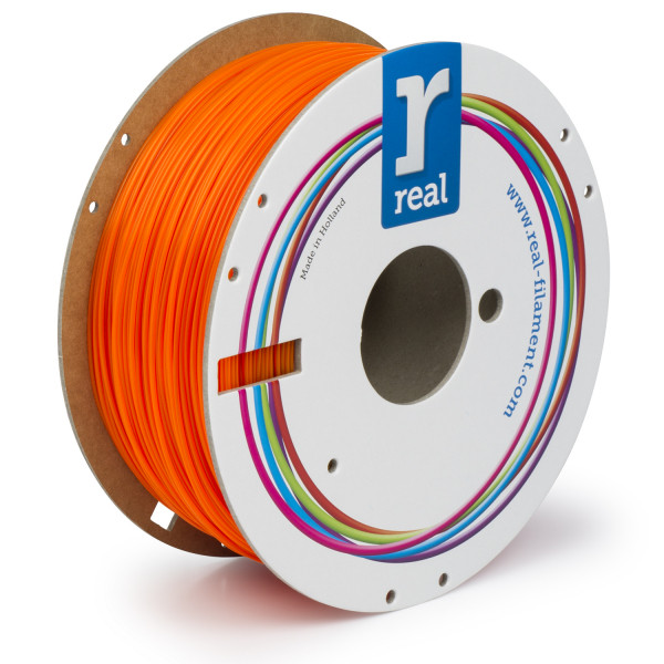 REAL fluorescent orange PLA filament 1.75mm, 1kg  DFP02016 - 1