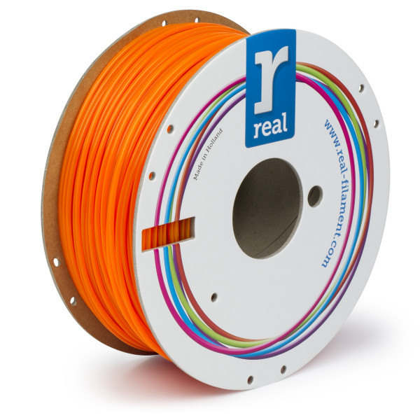 REAL fluorescent orange PLA filament 2.85mm, 1kg  DFP02036 - 1