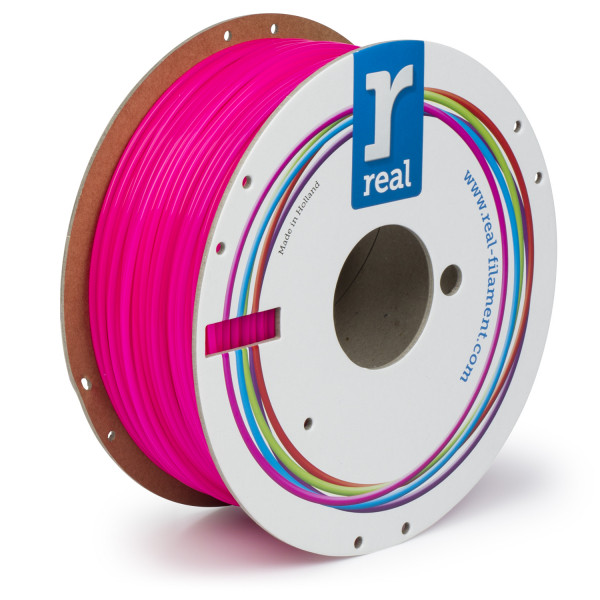 REAL fluorescent pink PLA filament 2.85mm, 1kg  DFP02042 - 1