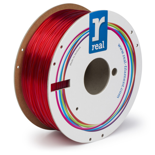 REAL translucent red PETG filament 1.75mm, 1kg  DFE02002 - 1