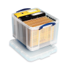 RUP Really Useful 35L transparent plastic storage box RUP80130 238006
