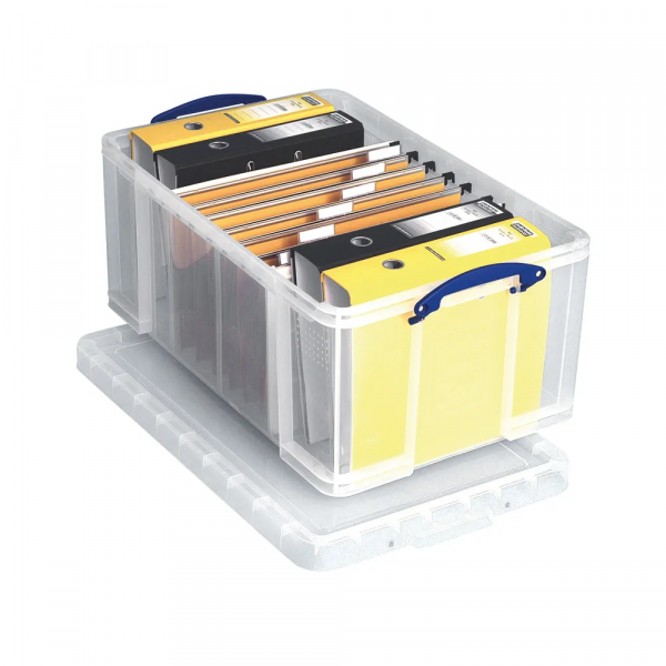 RUP Really Useful 64L transparent plastic storage box RUP80007 238000 - 1