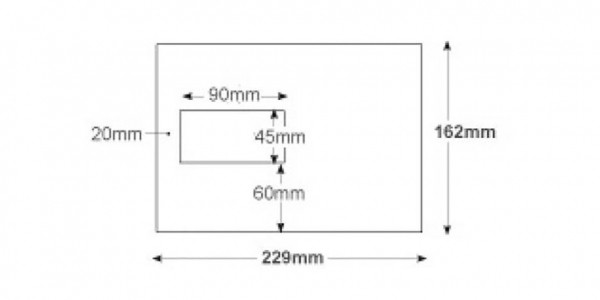 Raadhuis C5 white self-adhesive service envelopes with window on left, 162mm x 229mm (500-pack) 209050 - 1
