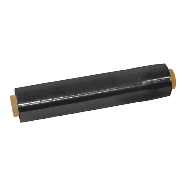 Town Hall black hand wrap film, 500mm x 300m 209306 Town Hall black hand wrap film, 500mm x 300m 209306 - 1