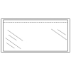 Raadhuis clear A5 self-adhesive packing list envelope, 25mm x 165mm (1000-pack)