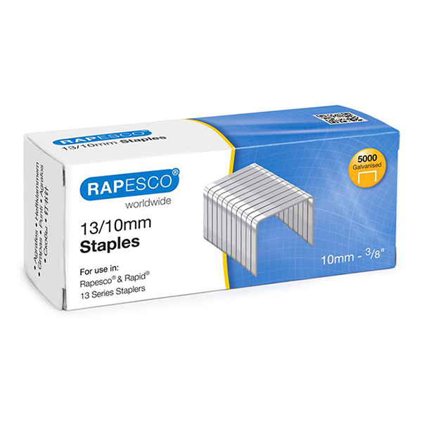 Rapesco 13/10 galvanized staples (5000-pack) S13100Z3 202093 - 1
