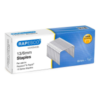 Rapesco 13/6 galvanised staples (5000-pack) S13060Z3 202091