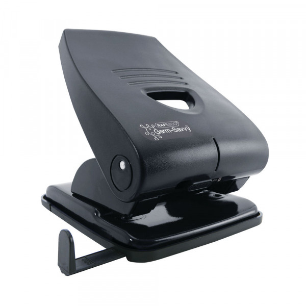 2-hole punch 6mm (40 sheets) | black | Rapesco 835-P 226835 - 1