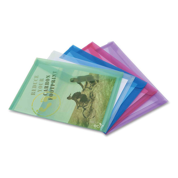Rapesco ECO assorted colours A4 document envelope (5-pack) 1039 202082 - 1