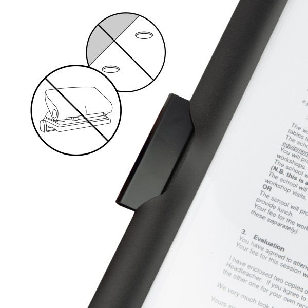 Rapesco ECO black A4 clip folder (10-pack) 221671 - 2
