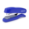 Rapesco Flat Clinch Half Strip blue stapler 1143 202056