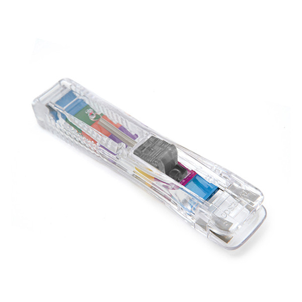 Foldback clip dispenser + foldback clips 10.7mm | assorted colours | Rapesco Supaclip 40 | 25-pack 202085 - 2