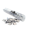Foldback clip dispenser + foldback clips 10.7mm | silver | Rapesco Supaclip 40 | 25-pack 202084 - 2