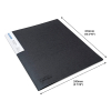 Rapesco Germ-Savvy antibacterial black A4 display folder, 20 inserts (2-pack) 1643 202062 - 4