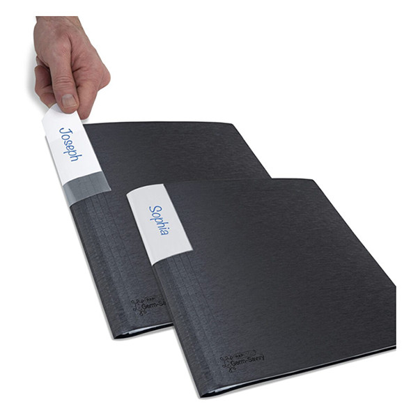 Rapesco Germ-Savvy antibacterial black A4 display folder, 40 inserts (2-pack) 1644 202063 - 2