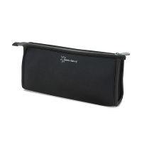 Rapesco Germ-Savvy antibacterial black rectangular pencil case 1668 202058