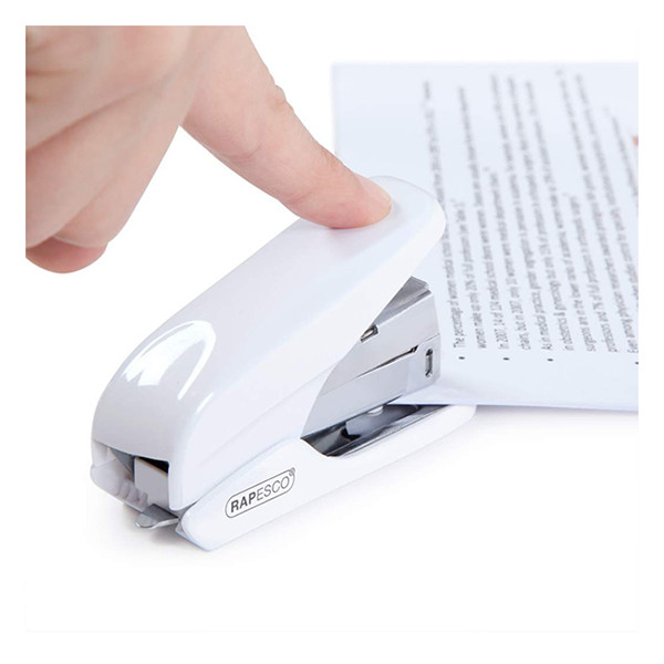 Less Effort Stapler | white | Rapesco X5-Mini 202054 - 2