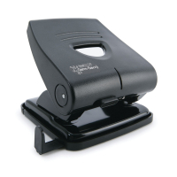 Rapesco PF827PB2 Germ-Savvy 827-P black 2-hole punch (30-sheets) PF827PB2 226834