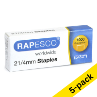 Staples 21/4 | galvanised | Rapesco | 5000 pack 226841