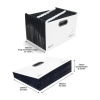 Rapesco SupaFile Plus white/black A4+ expandable sorting folder with 26 compartments 1622 202081 - 3