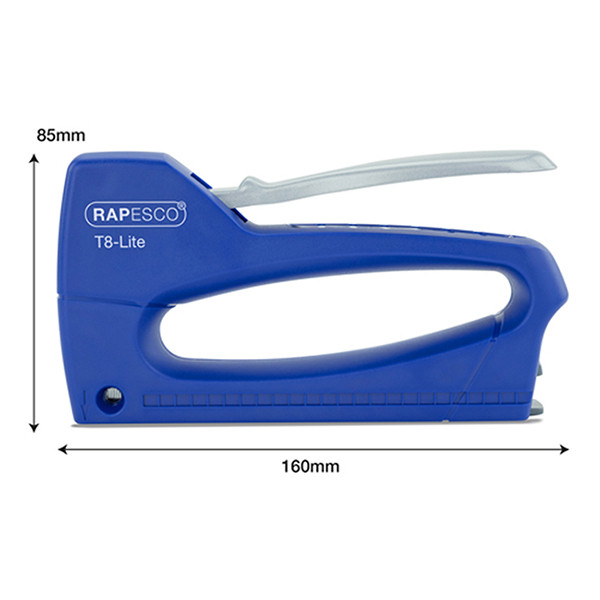 Tacker | blue | Rapesco T8-Lite + 300-staples 202076 - 2