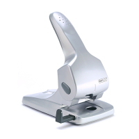 Rapesco Zero-65 silver heavy duty 2-hole punch (65 sheets)