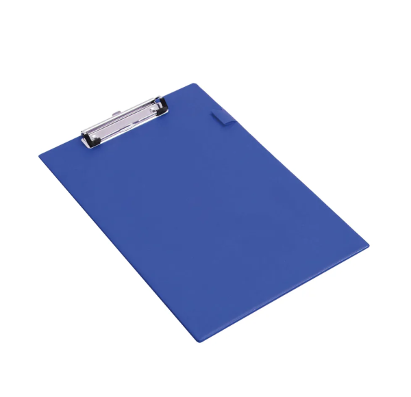 Rapesco standard blue PVC foolscap clipboard VSTCB0L3 226838 - 1