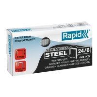 Rapid 24/6 Super Strong stainless steel staples (1000-pack) 24858100 202035