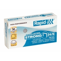 Staples 24/6 | hard steel | Rapid | 1000 pack 202036