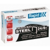 Staples 24/8+ | stainless steel | Rapid Super Strong | 1000-pack