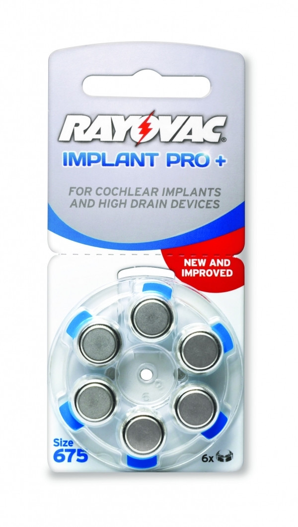 Rayovac Cochlear Implant Pro + H675 batteries (30-pack) 204809 - 1