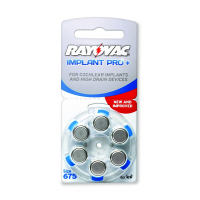 Rayovac Cochlear Implant Pro + H675 batteries (6-pack) 616750 204808