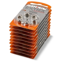 Rayovac Extra Advanced 13 orange hearing aid batteries (60-pack)  204805