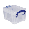 Really Useful Box transparent storage box, 0.14 liters
