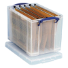 Really Useful Box transparent storage box, 19 litres (including 10 hanging files) UB19LCF 200412 - 2