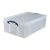 Really Useful Box transparent storage box, 50 litres