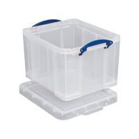 Really Useful Transparent storage box, 35 litres 200419